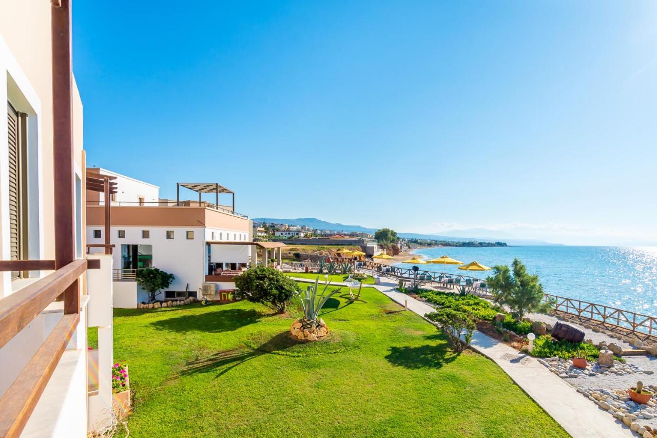 Alkionis Beach Hotel Apartments Sfáka Extérieur photo